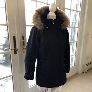 Winter jacket w/detachable hood